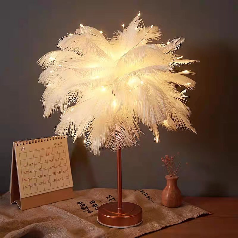Colorful LED Night Light with Adjustable Pink Base