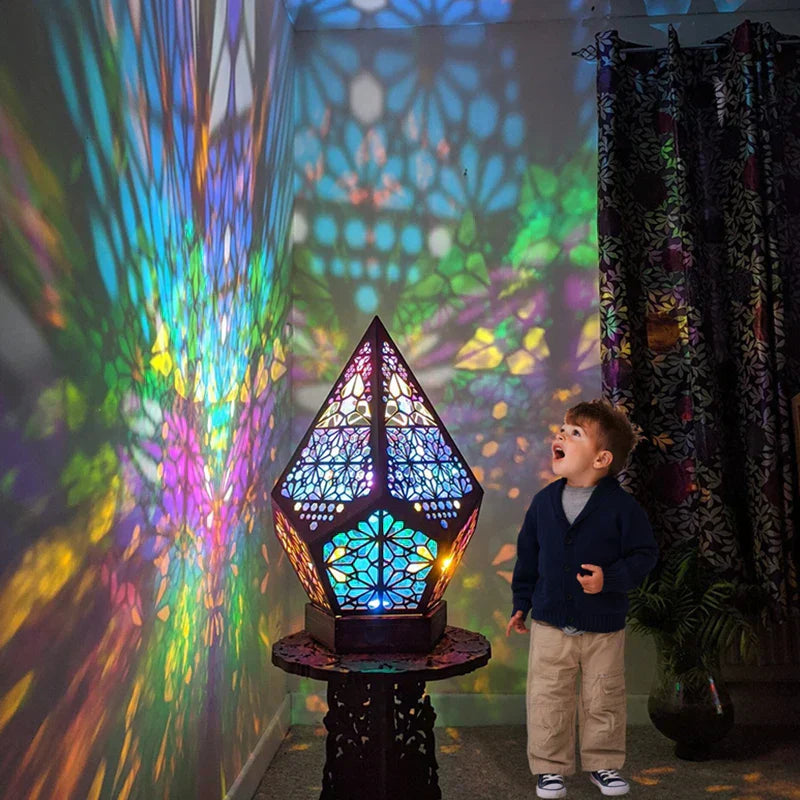 Colorful LED Projector Lamp - Ambient Home Lighting