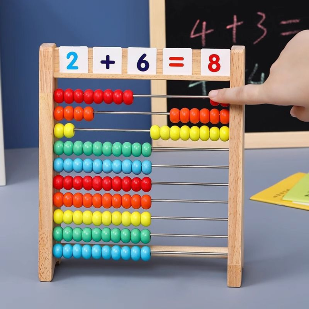 Classic Wooden Math Counter Toy - Befez