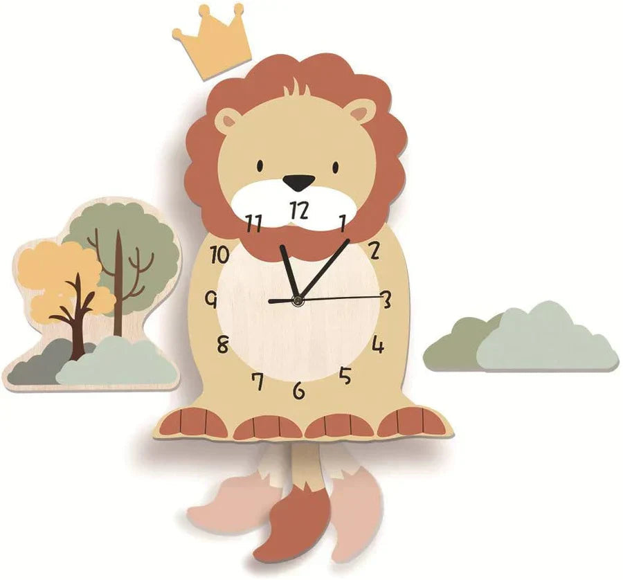 Colorful Animal Shape Wall Clock - Befez