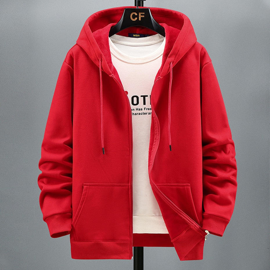 Soft Hoodie Sweater Jacket