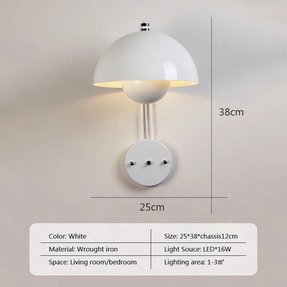 Stylish Mushroom Wall Light for Modern Homes