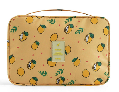 Portable Travel Toiletry Bag with Hook and Padded Protection