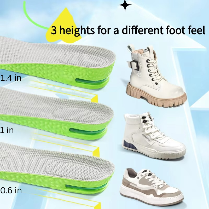 Comfortable Sports Insoles with Air Support Technology