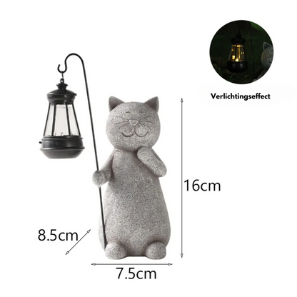Cute Outdoor Cat Garden Statue