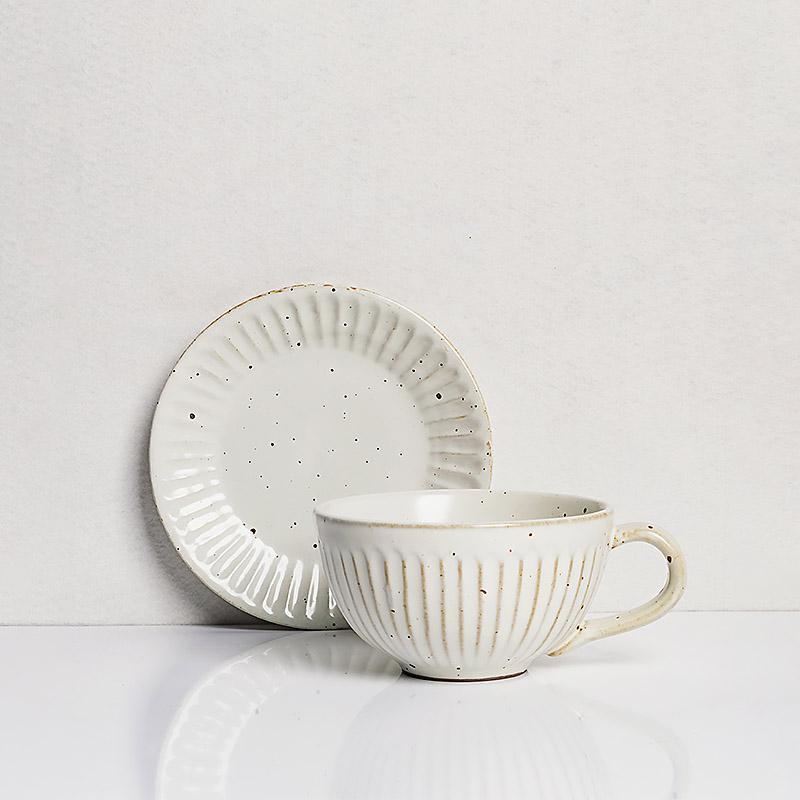 Ceramic Soup Bowls Set with Spoons
