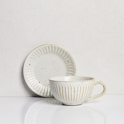 Ceramic Soup Bowls Set with Spoons