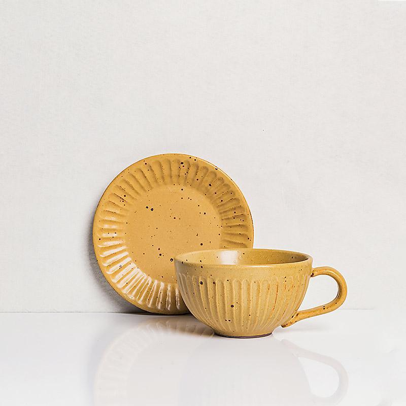 Ceramic Soup Bowls Set with Spoons