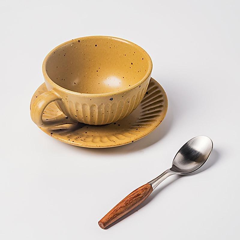 Ceramic Soup Bowls Set with Spoons