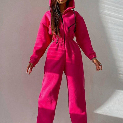 Classic Zip Up Overall Jumpsuit