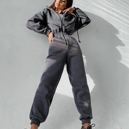 Classic Zip Up Overall Jumpsuit