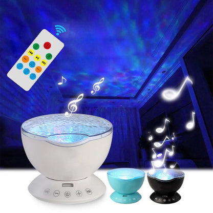 Bright Ocean Themed Table Lamp