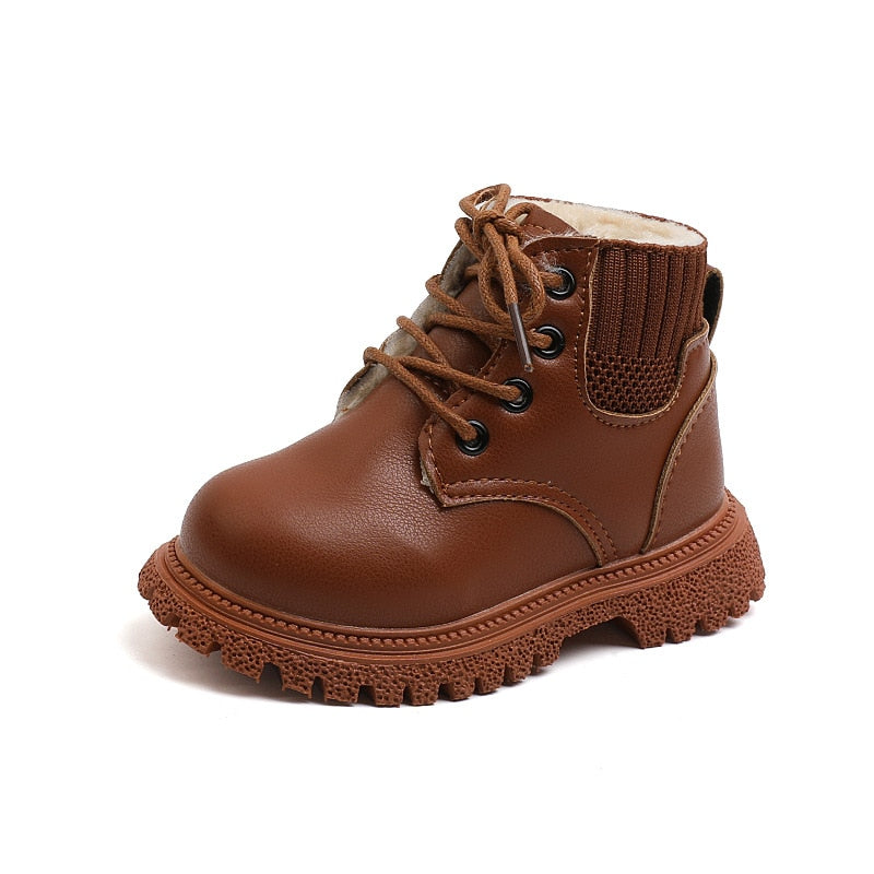 Classic Women's Leather Ankle Boots - Comfortable and Chic
