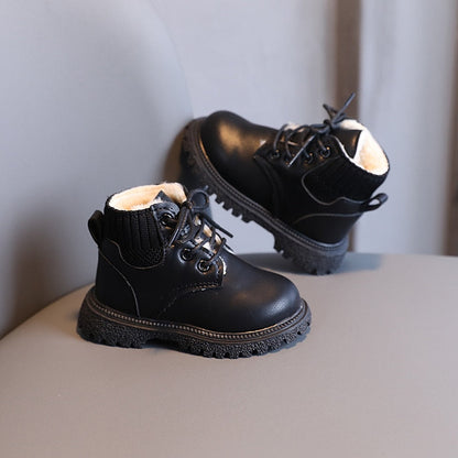 Classic Women's Leather Ankle Boots - Comfortable and Chic