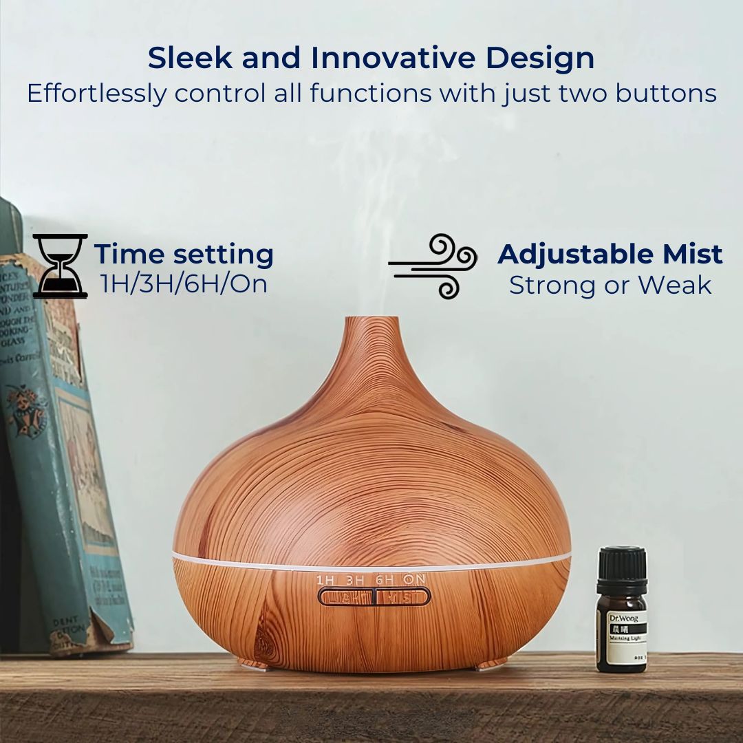 Natural Oil Diffuser and Air Purifier for Home Relaxation