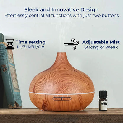 Natural Oil Diffuser and Air Purifier for Home Relaxation