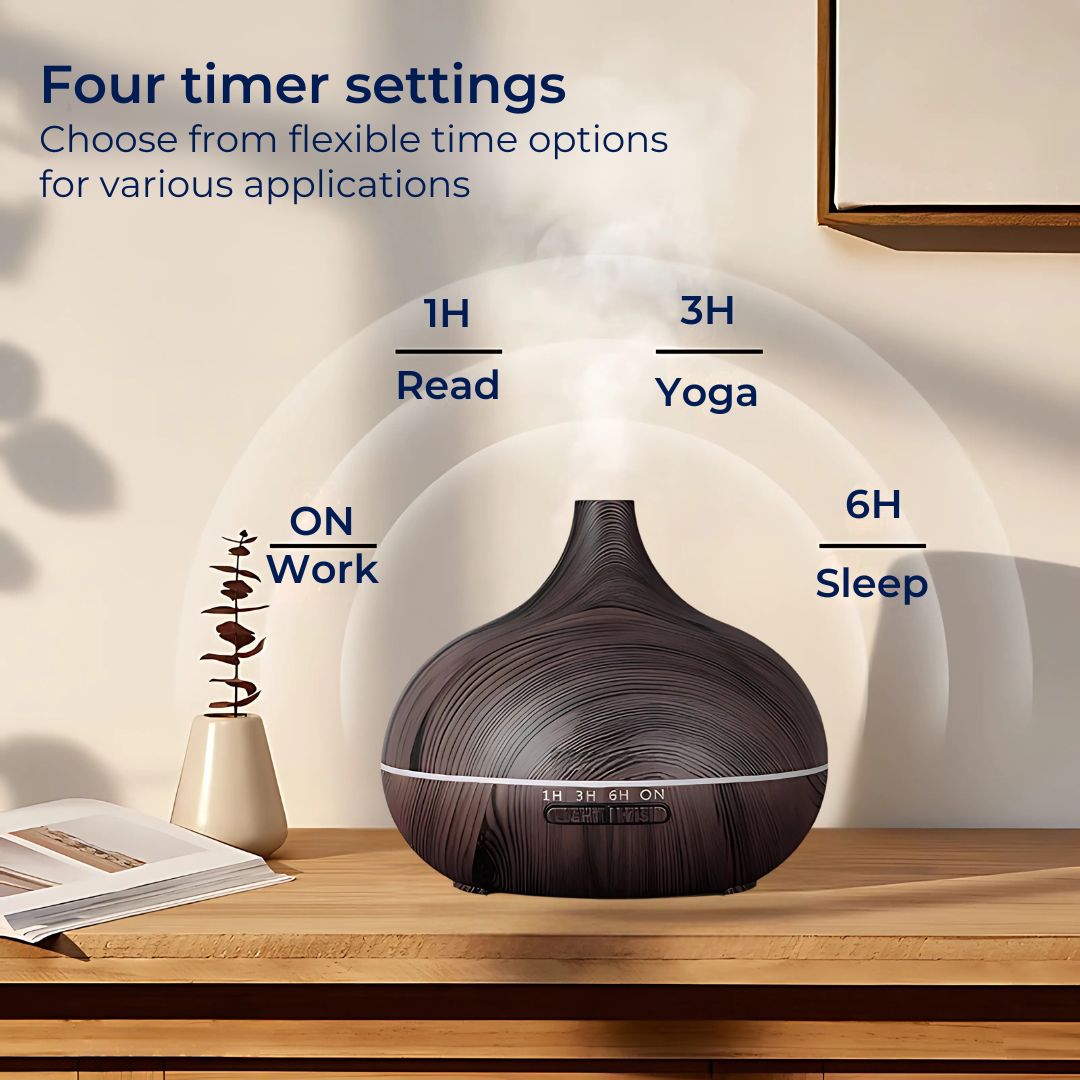 Natural Oil Diffuser and Air Purifier for Home Relaxation