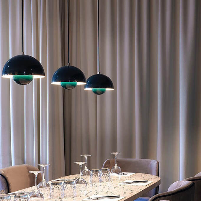 Stylish Half Dome Pendant Light