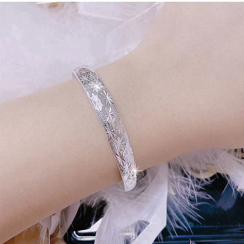 Shining Star Silver Charm Bracelet