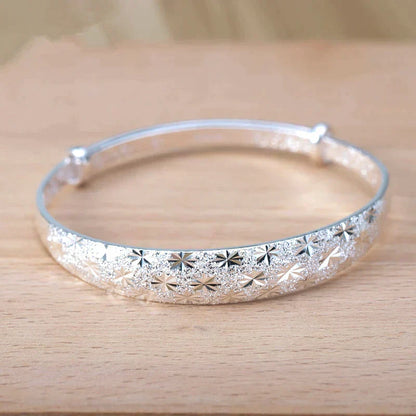Shining Star Silver Charm Bracelet