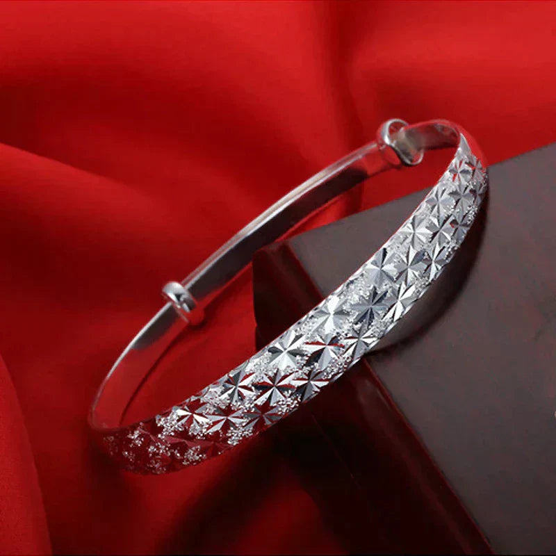Shining Star Silver Charm Bracelet