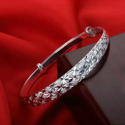 Shining Star Silver Charm Bracelet