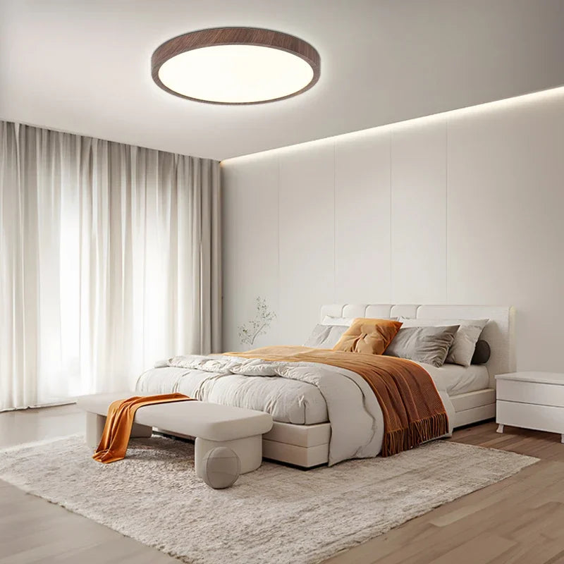 Stylish Round Ceiling Light with Dimmable LED