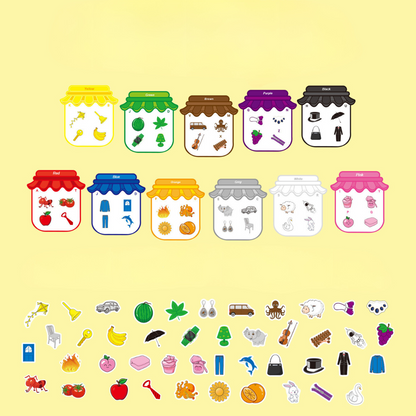 Colorful Magnetic Learning Stickers for Kids