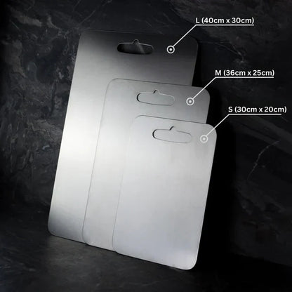 Sanitary Stainless Steel Cutting Board for Clean Kitchen