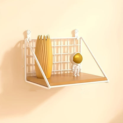 Sleek Metal Wall Shelf