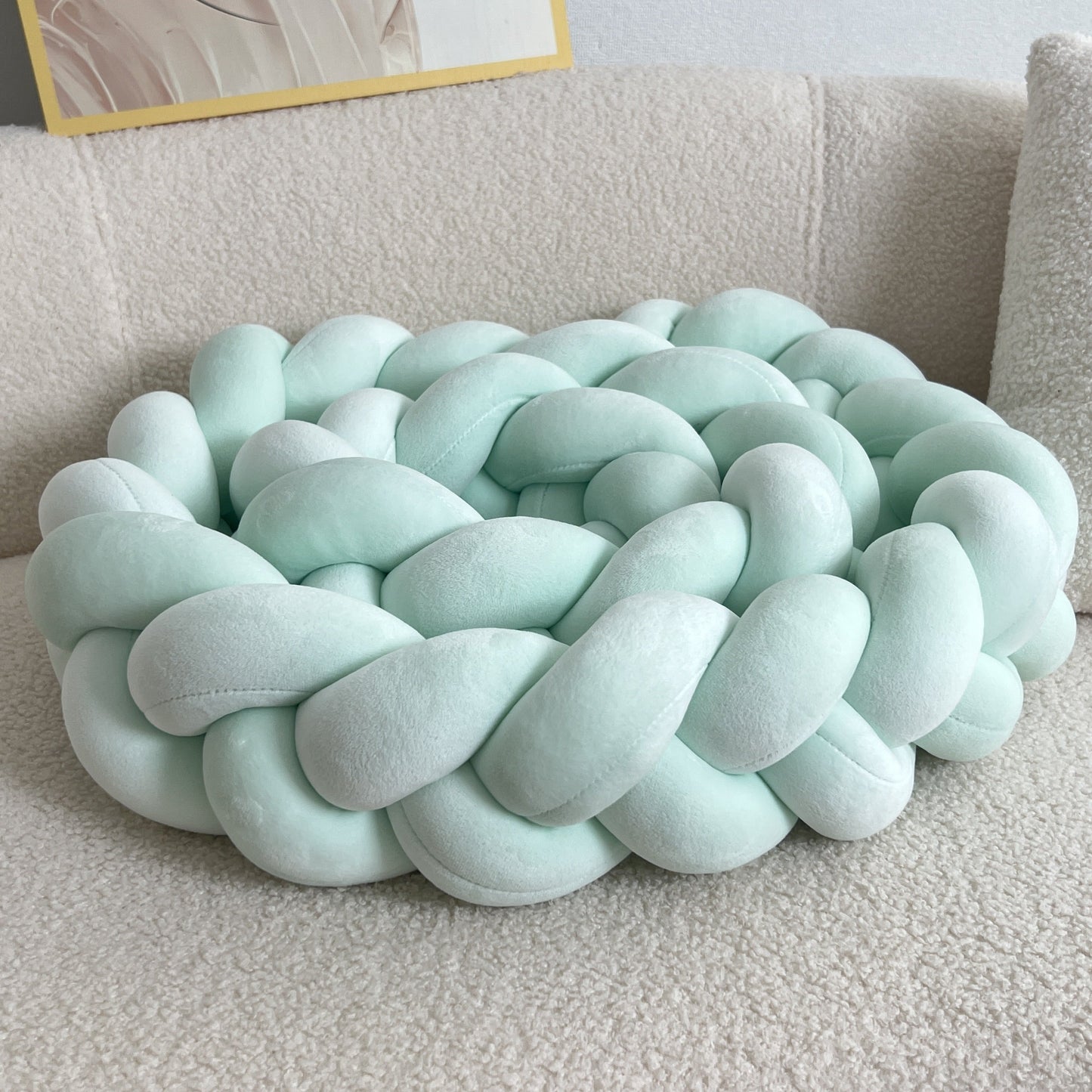 Stylish Geometric Floor Pillow with Washable Cover