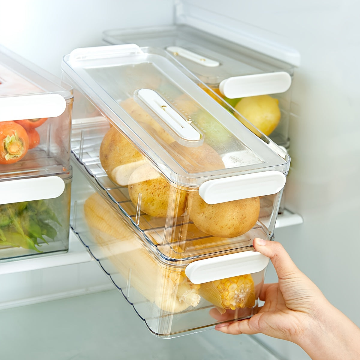 Premium Fresh Food Fridge Storage Organizer