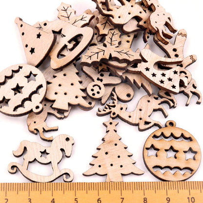 Befez | Traditional Wooden Holiday Christmas Decorations