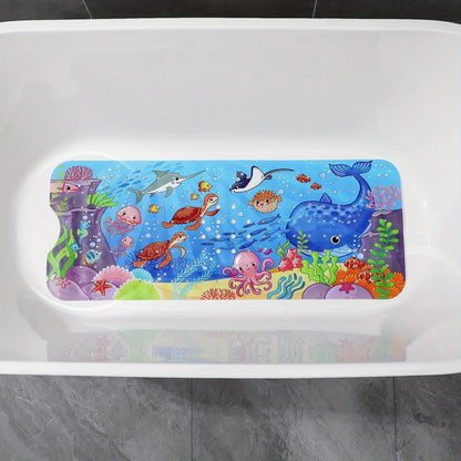 Soft Grip Bathtub Mat with Suction Cups for Kids