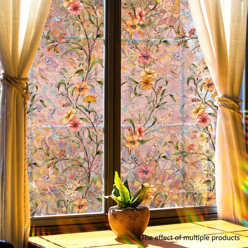 Vibrant Flower Window Decal Sticker