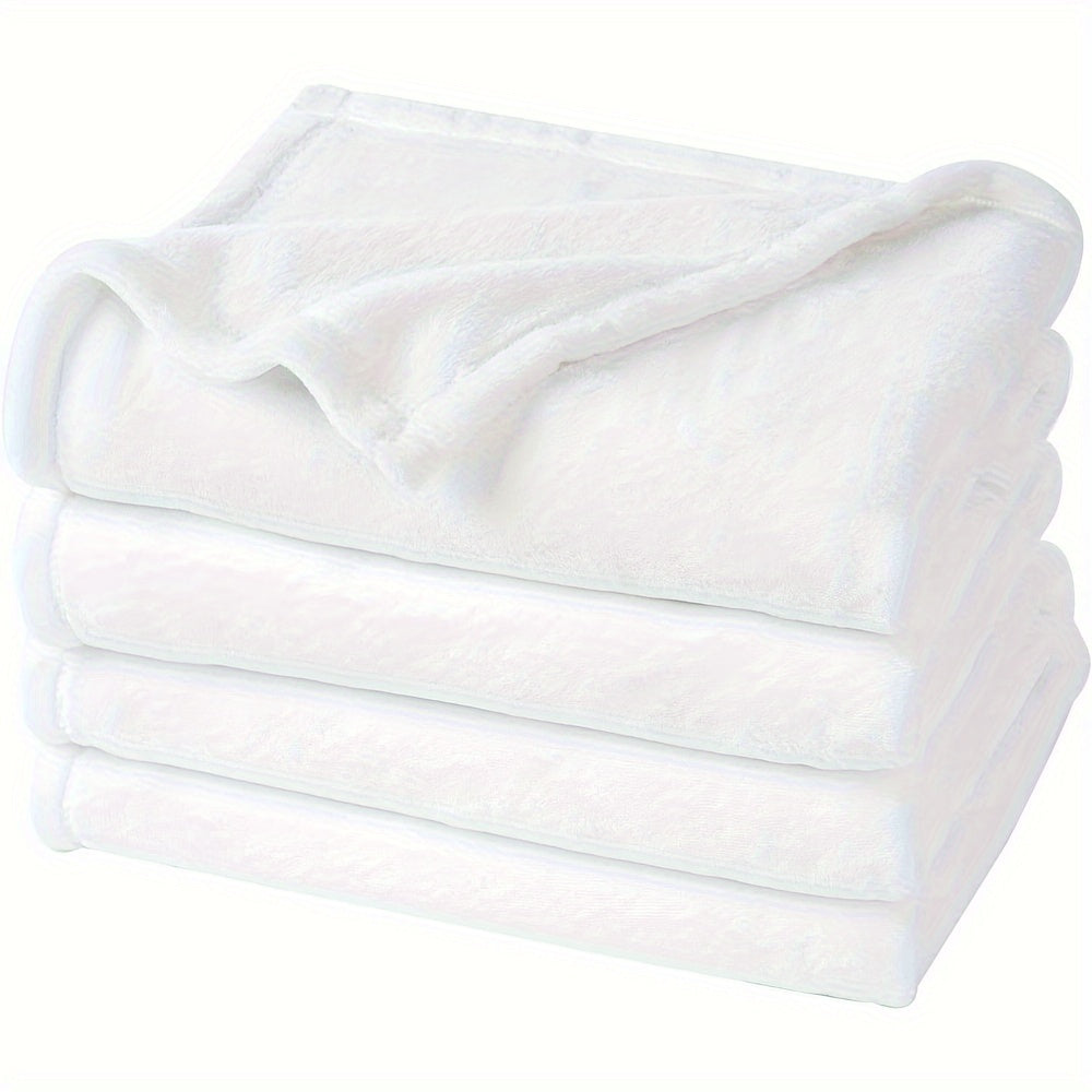 Cozy Plush Throw Blanket - Soft Reversible for All Seasons