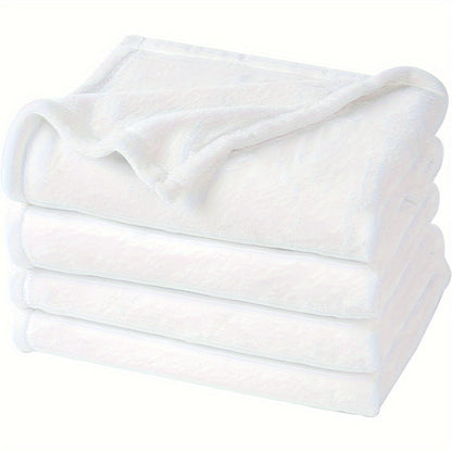 Cozy Plush Throw Blanket - Soft Reversible for All Seasons