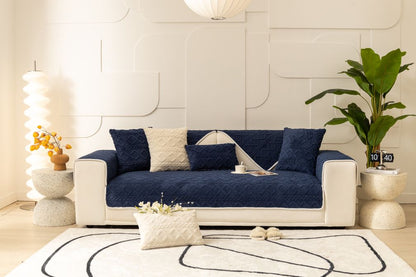 Fitted One-Piece Couch Cover