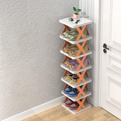 Compact 3-Tier Stackable Shoe Organizer