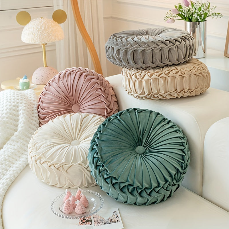 Soft Velvet Pumpkin Throw Pillow Cushion