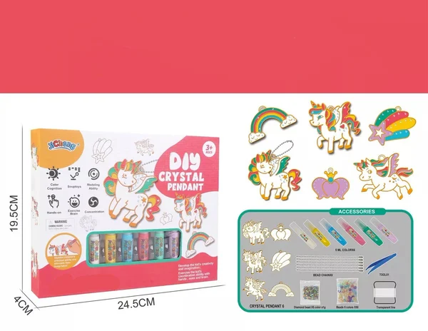Befez | SparkleCharm | Kids Crystal Necklace Making Kit