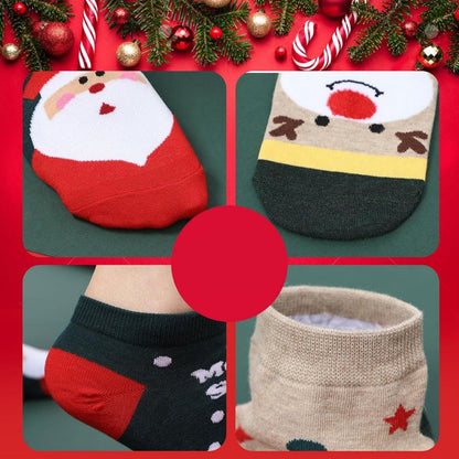 Warm Festive Holiday Socks Gift Set