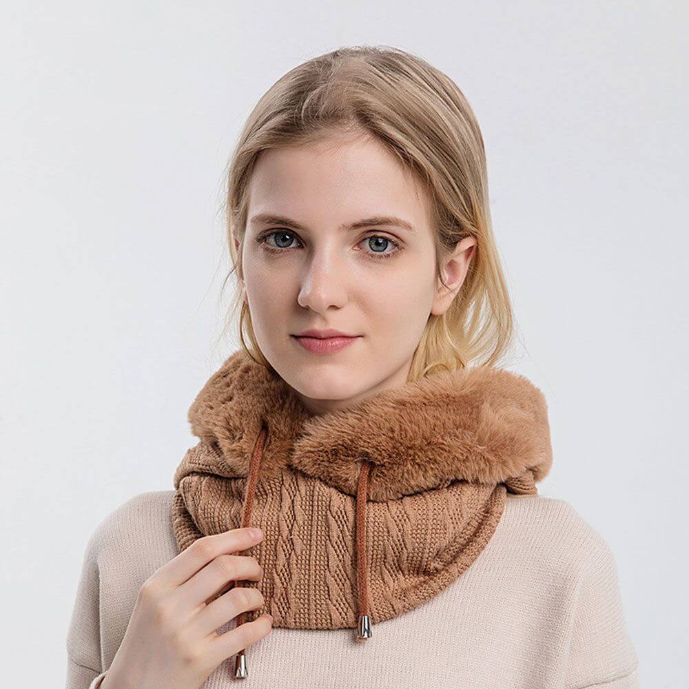 Warm Knitted Beanie Hat with Soft Fleece Lining