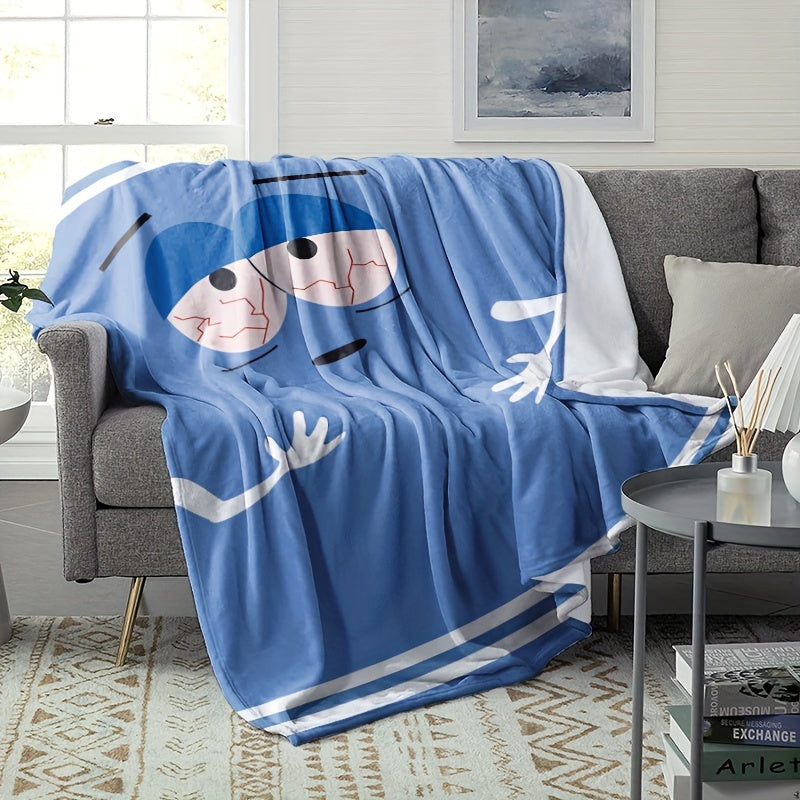 Cozy Reversible Fleece Blanket for All Seasons