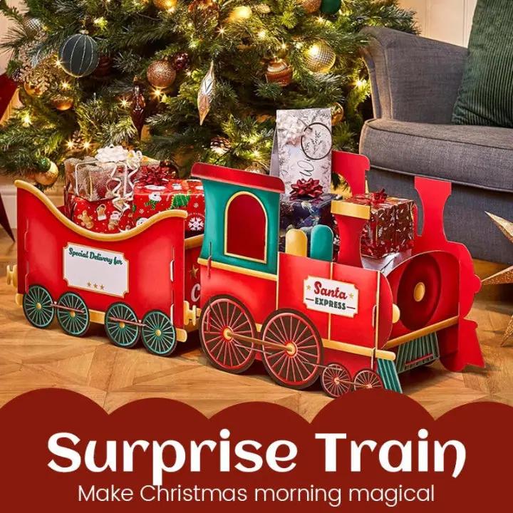 Magic Christmas Morning Surprise Storage Ottoman