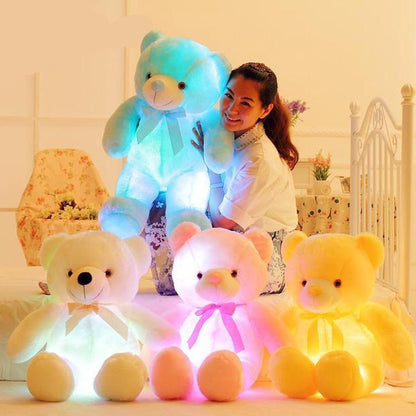 Cute LED Teddy Bear Night Light Toy