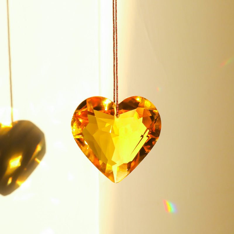 Beautiful Heart Shaped Glass Decor