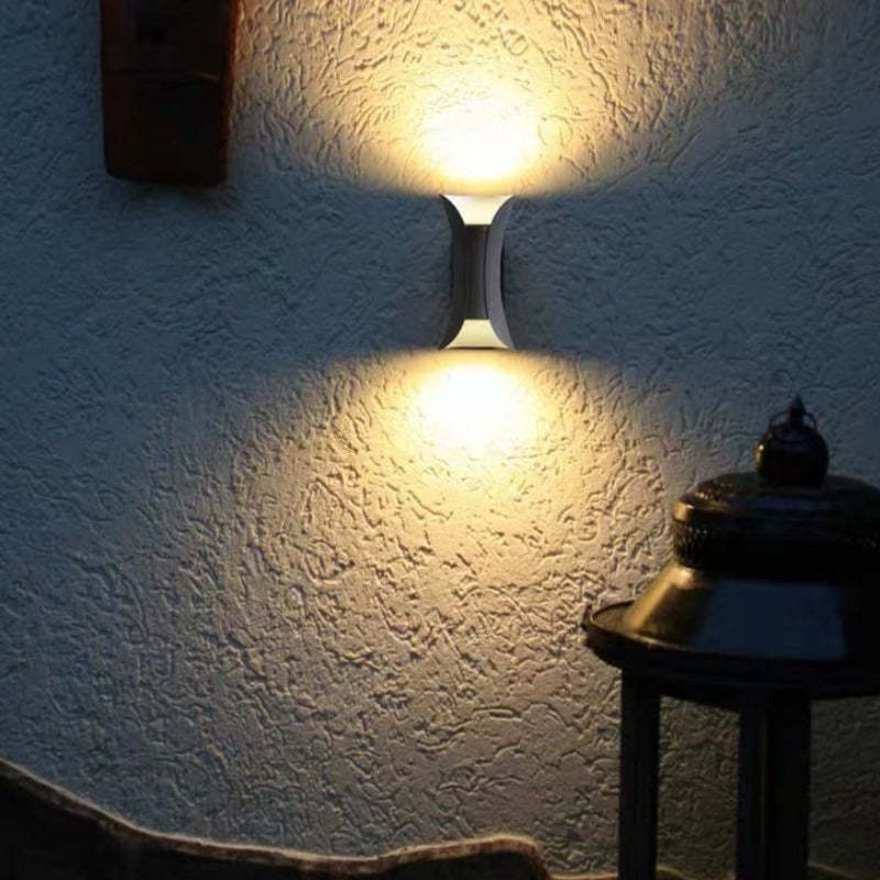 Stylish Metal Exterior Wall Light