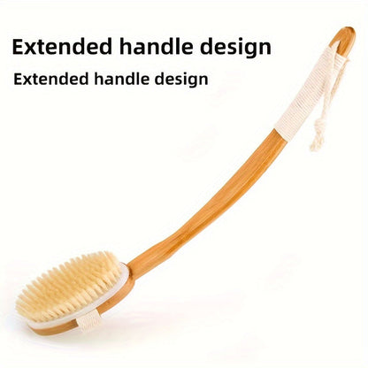 Soft Exfoliating Shower Brush with Long Handle