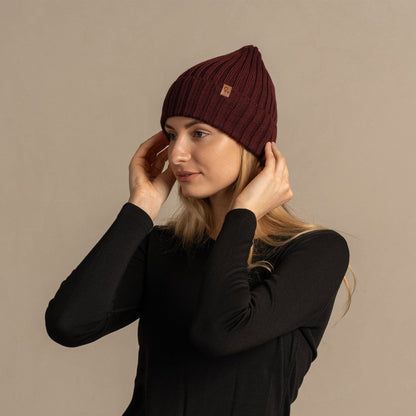 Soft Merino Wool Beanie for Women